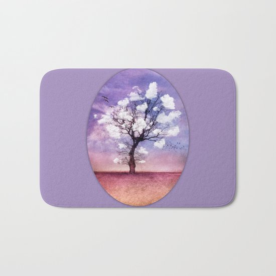 ATMOSPHERIC TREE - Pick me a cloud III Bath Mat