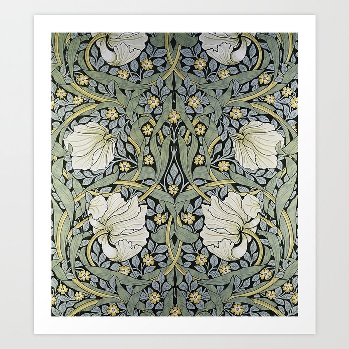 Pimpernel Wallpaper Design By William Morris Art Print By