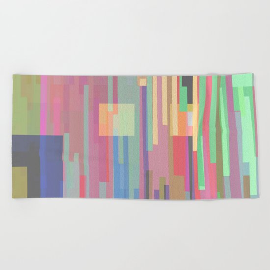 fuzzy memory Beach Towel