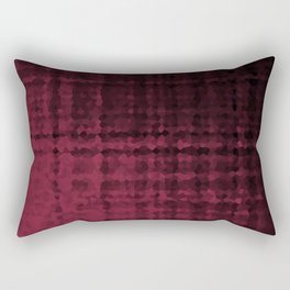 Black maroon mosaic Rectangular Pillow