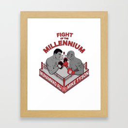 FIGHT OF THE MILLENNIUM - BOXING Framed Art Print