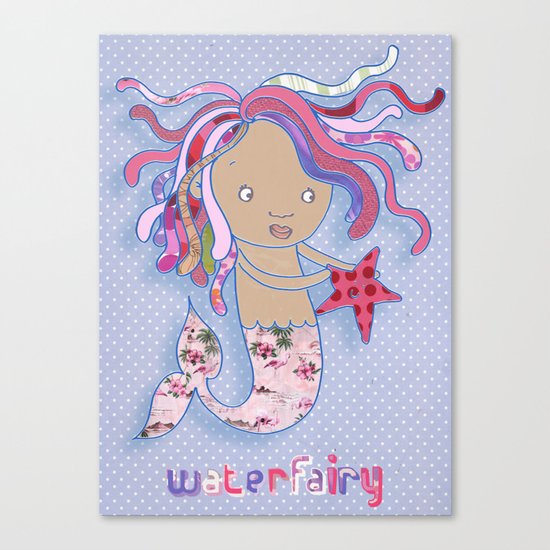 Water Fairy Mermaid Canvas Print