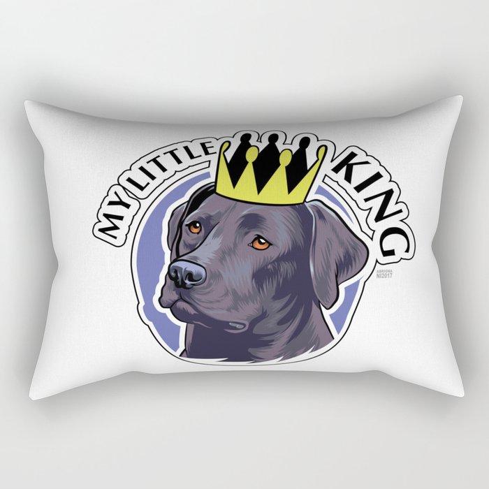 Labrador black king Rectangular Pillow