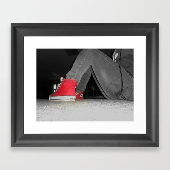 A Slpash Of Color Framed Art Print