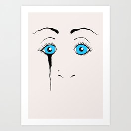 Baby don't cry Art Print