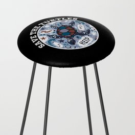 Save The Turtles Counter Stool