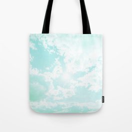 Fabolous Sun And The Clouds In Turquoise Light 3 Tote Bag