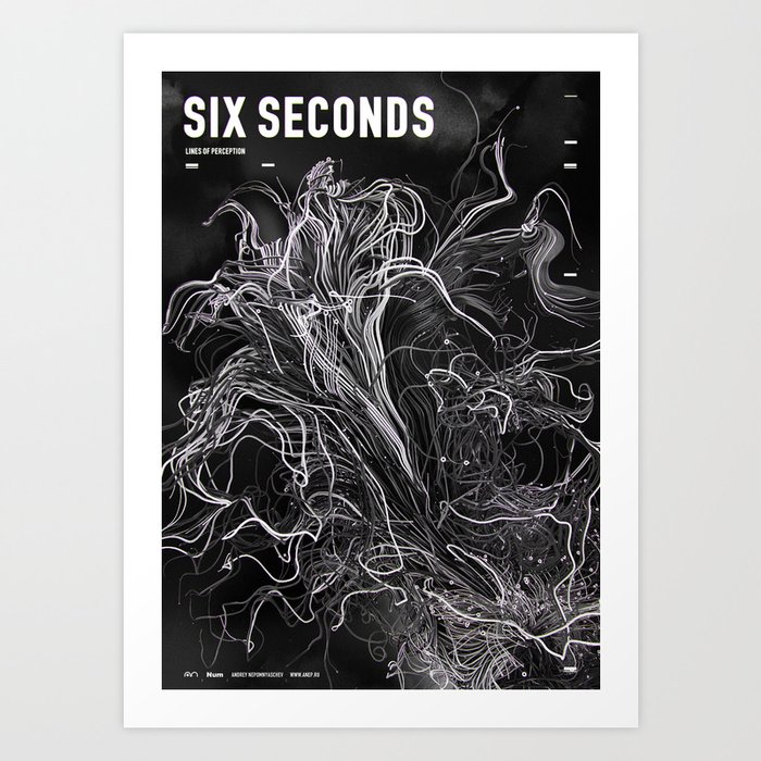 SIX SECONDS Art Print | Architecture, Graphic-design