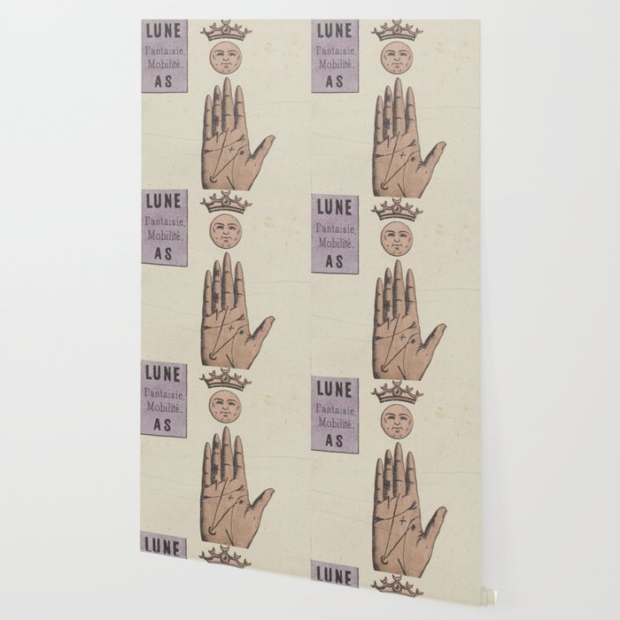 Vintage French Moon Tarot Card Wallpaper By Bluespecsstudio Society6