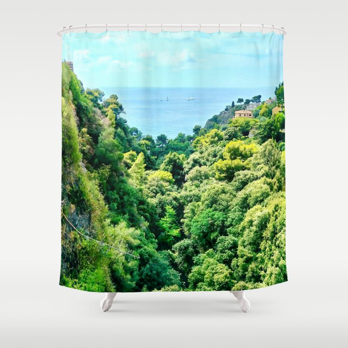 porter controller foder Lush Nature Shower Curtain by ExperienceTheFrenchRiviera | Society6