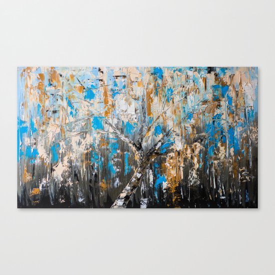 Birch branches Canvas Print