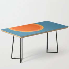 SOL - Colourful Geometric Minimalistic Retro Art Pattern Design Coffee Table