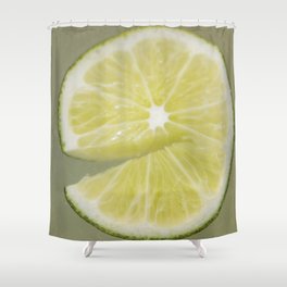 Broken Lime Shower Curtain
