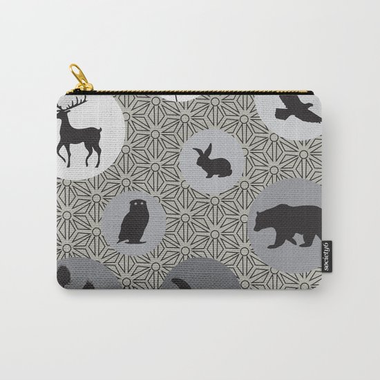 Animals Of The Woods Carry-All Pouch
