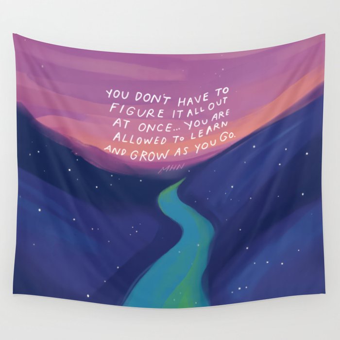 Grow as you go Wall Tapestry
