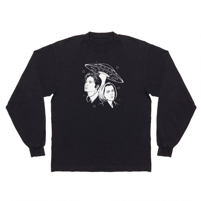 Mulder and Scully Long Sleeve T Shirt