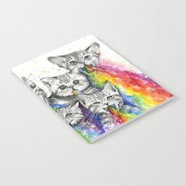 Kittens Puking Rainbows Notebook