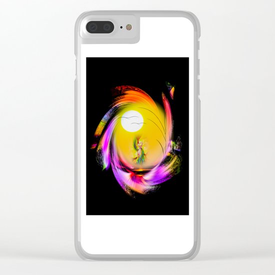 Sunrise 8 Clear iPhone Case