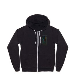 The Magnificent Colorful Stripe No. 3 Zip Hoodie