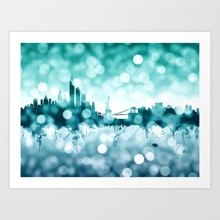 New York Skyline Art Print