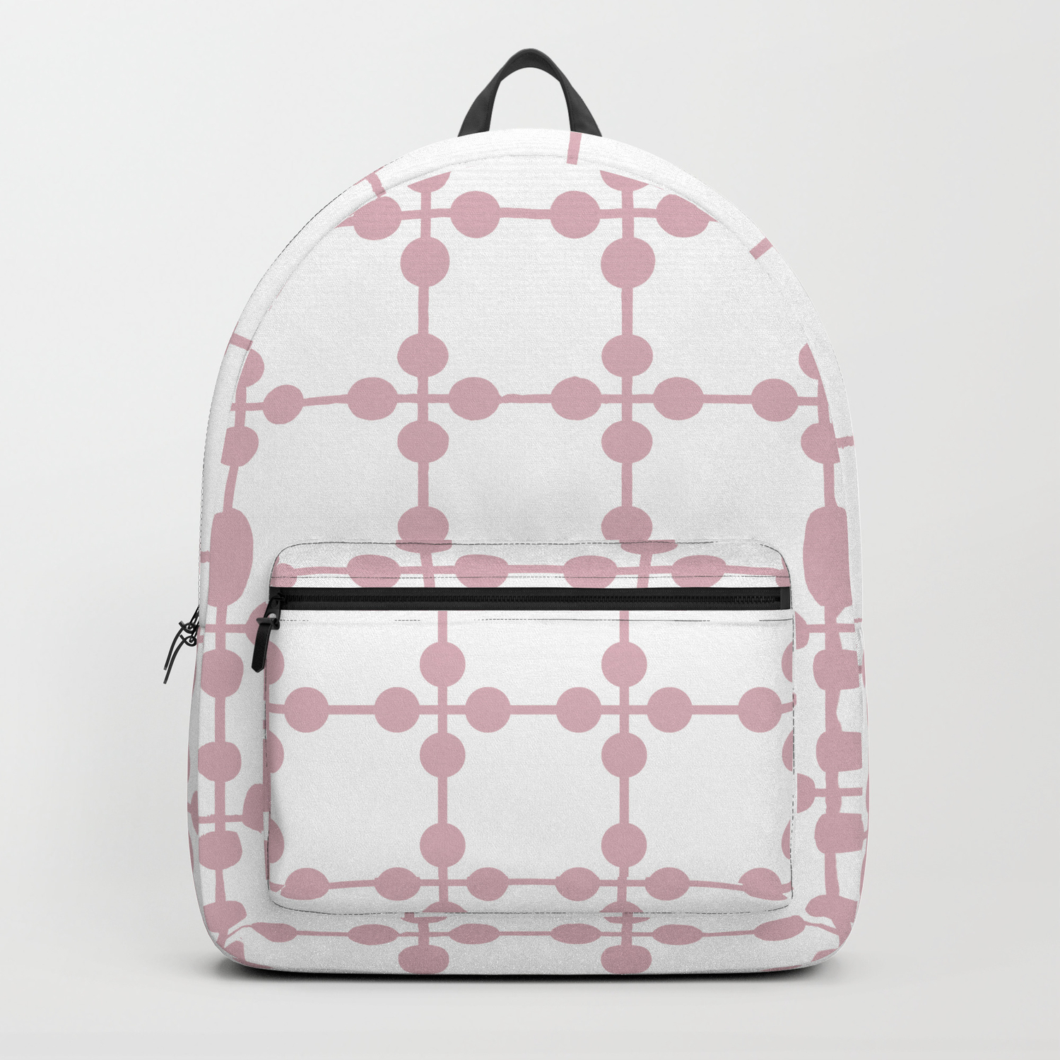 dusky pink backpack