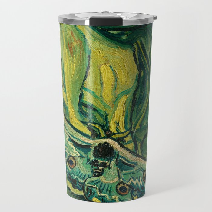 Giant Peacock Moth, 1889 by Vincent van Gogh Travel Mug