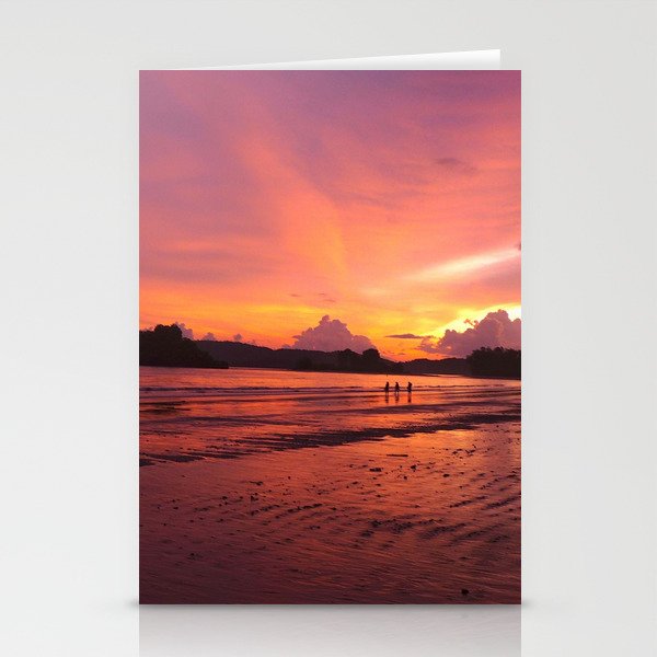 Ocean Beach Sunset Stationery Cards