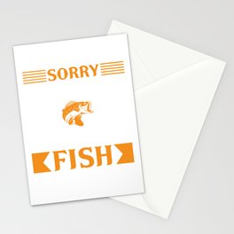 Sorry For What I Said When I Lost A Fish Stationery Card