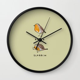 Robin Slobbin Wall Clock