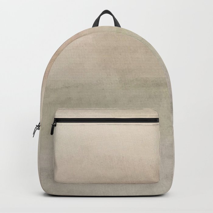 Ombre Grey Mist Watercolor Hand-Painted Effect Backpack