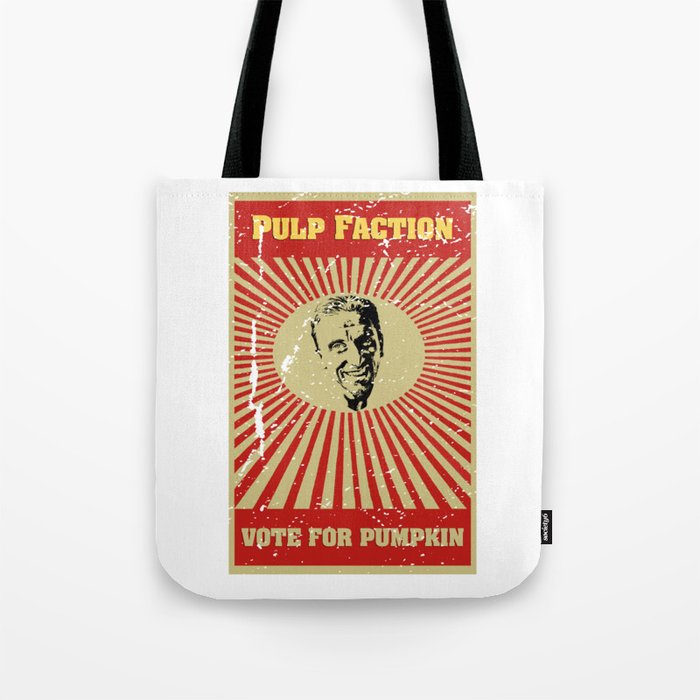 Pulp Faction: Pumpkin Tote Bag