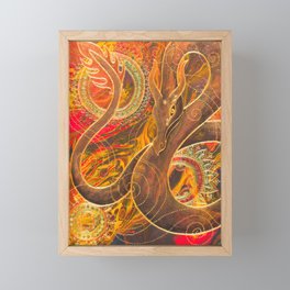 Spirit Dragon II Framed Mini Art Print