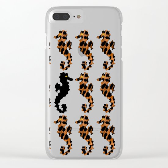 SEA LEOPARDS Clear iPhone Case