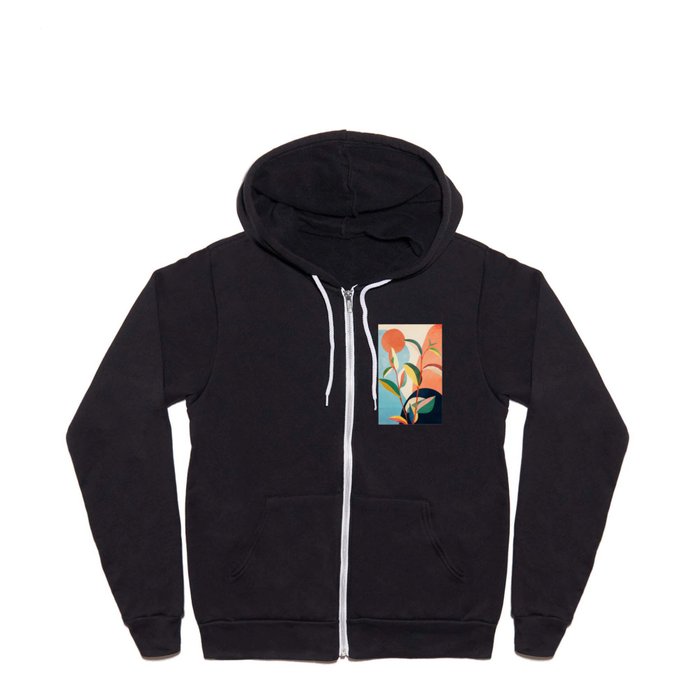 Colorful Branching Out 17 Full Zip Hoodie
