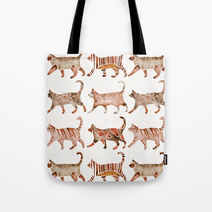 Cat Collection – Sepia Palette Tote Bag