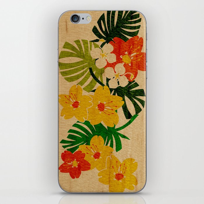 Limahuli Garden Hawaiian Floral Design iPhone Skin