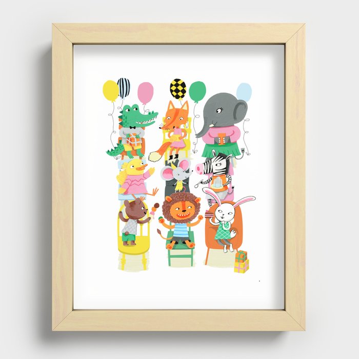 Party Recessed Framed Print