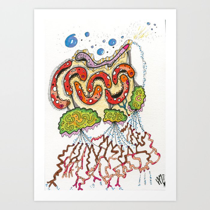 The "C" word Art Print by Sergio Lopez Figueroa Society6