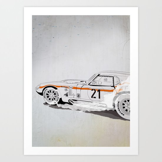 Daytona Coupe_recollection Art Print