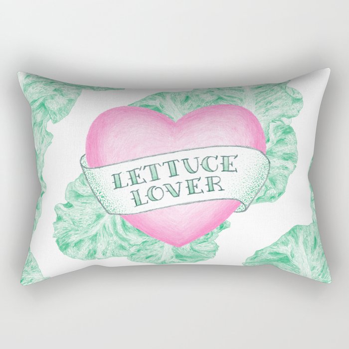 Lettuce Lover Rectangular Pillow