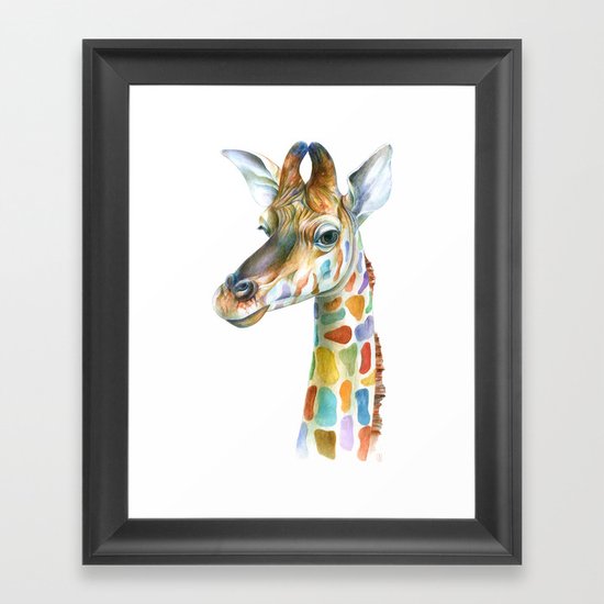 Giraffe Framed Art Print