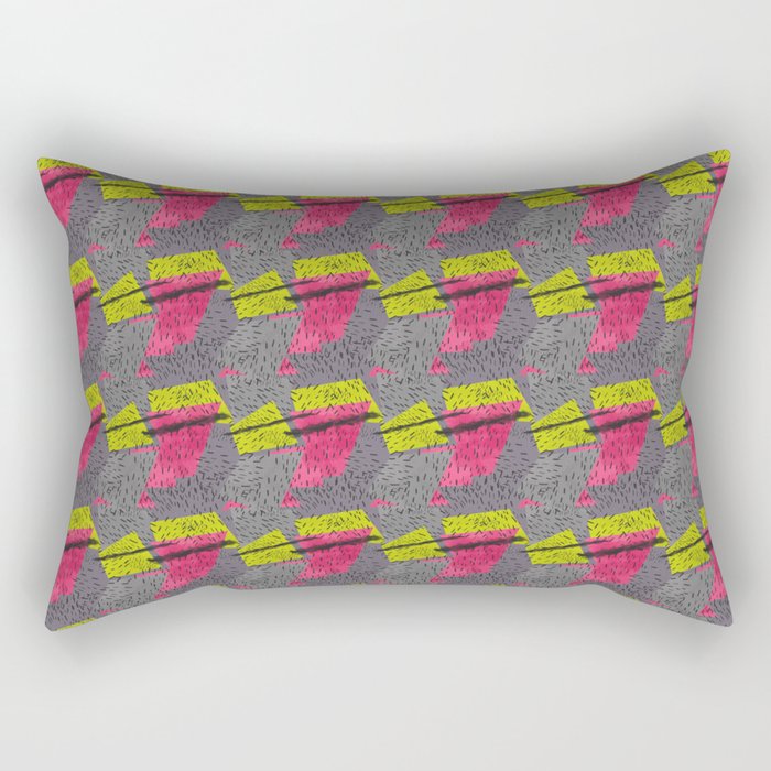 Abstract strawberry Rectangular Pillow