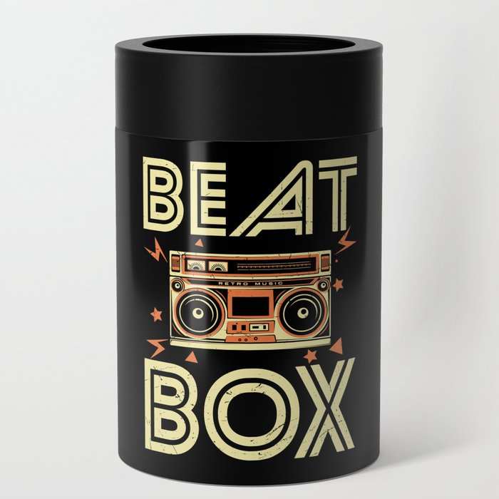 Cool Beat Box Retro Music Can Cooler