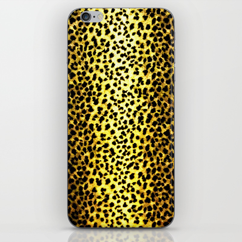Leopard Print Animal Wallpaper Iphone Skin By Wackyworkshop Society6