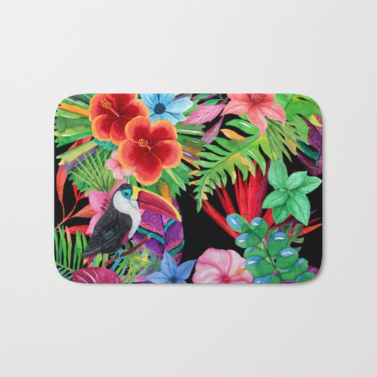 hawaiian beauty Bath Mat