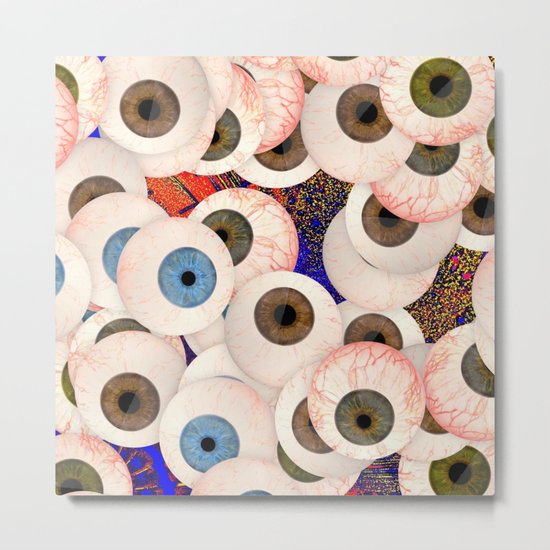 YEUX Metal Print
