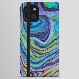 Crystal Vibes - Fluid Art iPhone Wallet Case