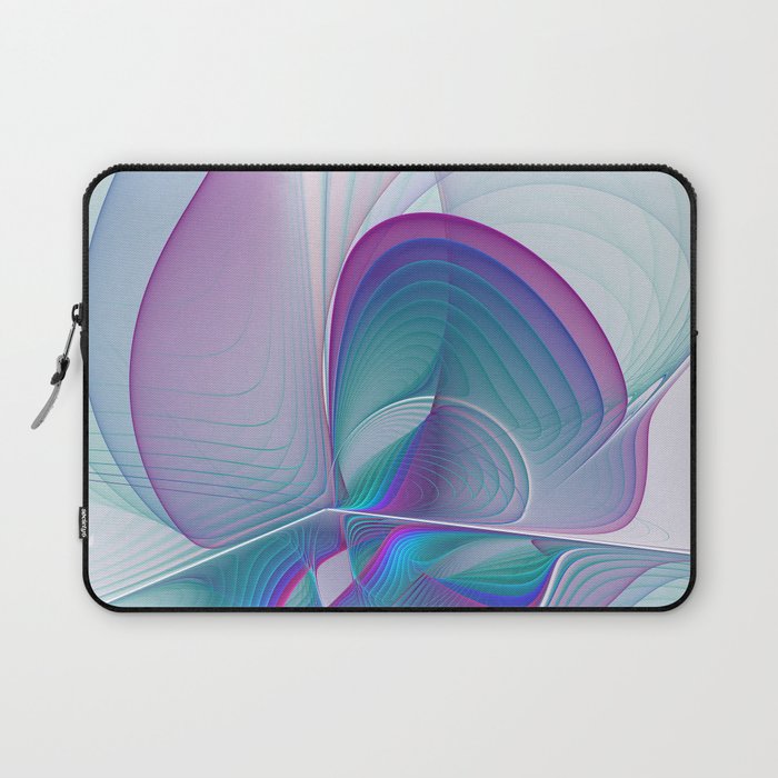 Colorful Beauty, Abstract Fractal Art Laptop Sleeve