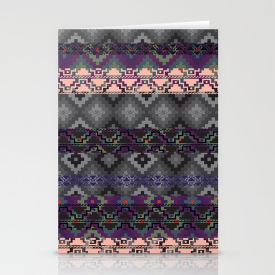 Russian style inspired Aztec Stationery Cards