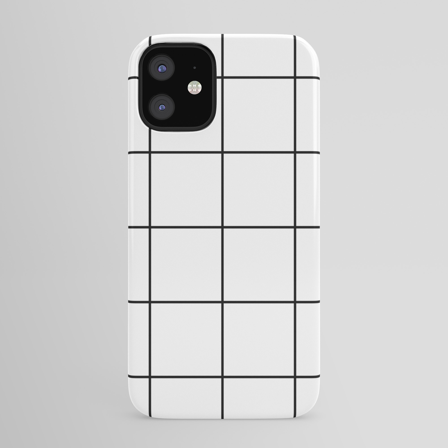 Black Grid On White Background Iphone Case By Dotsandlines99 Society6 Download, share or upload your own one! black grid on white background iphone case by dotsandlines99